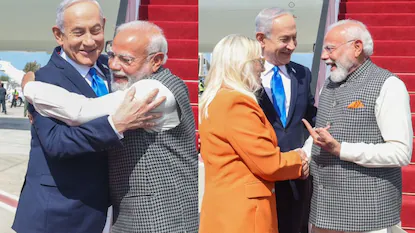 ఇజ్రాయెల్‌లో ప్రధాని మోదీకి విశేష స్వాగతం